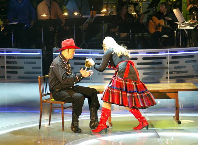 Richard Tesaík se svou tanení partnerkou Ladou Kománkovou, 27.4.2007