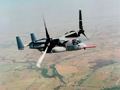 Testovac let V-22 Osprey