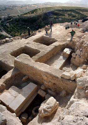 Místo nálezu Herodova hrobu