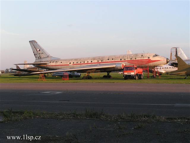 Letadlo Tu-104A v muzeu Kbely