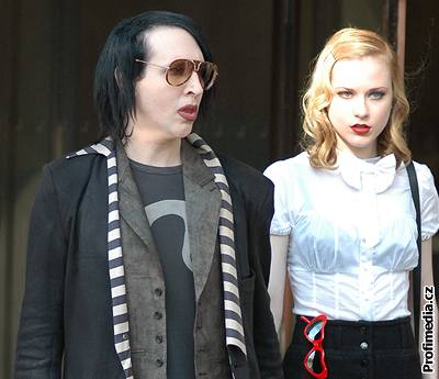 Marilyn Manson s Evan Rachel Woodovou
