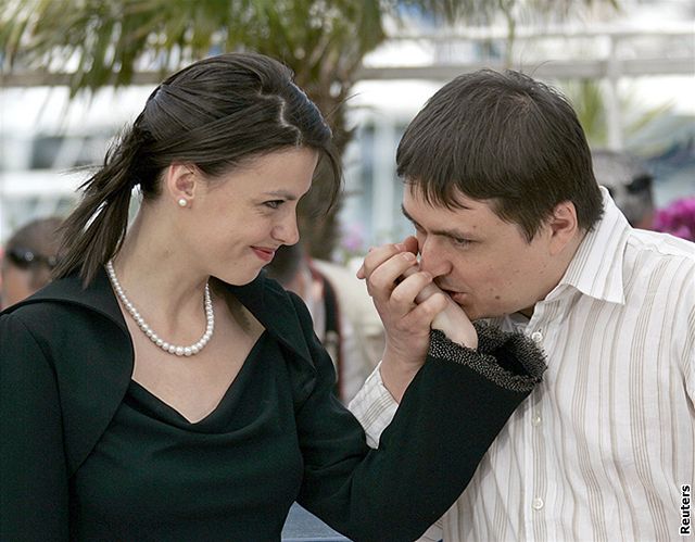 Cannes 2007 - Laura Vasiliu a Cristian Mungi (film 4 msíce, 3 týdny a 2 dny)