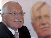 Prezident Václav Klaus pedstavil svou novou knihu Modrá, nikoli zelená planeta