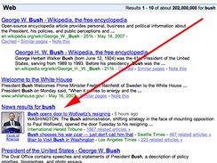 Google Universal - bush