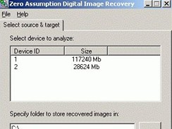 Zero Assumption Digital Image Recovery