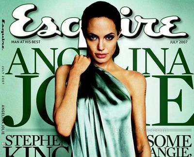 Angelina Jolie na obálce ervnového magazínu Esquire