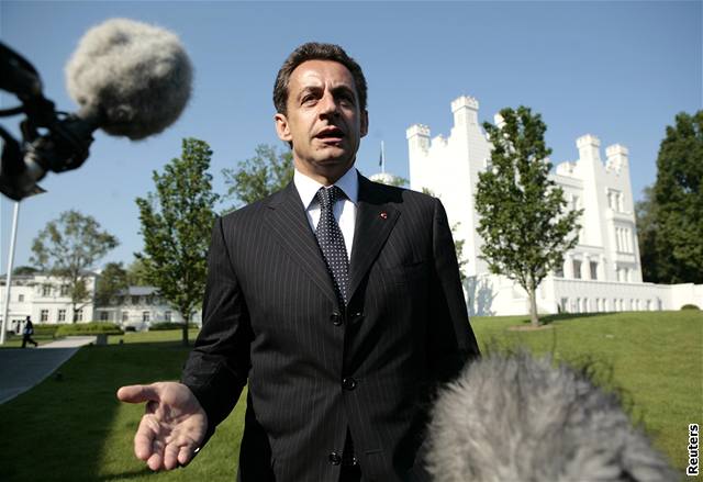 Francouzský prezident Nicolas Sarkozy na summitu G8