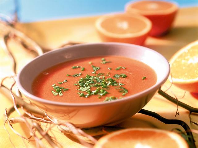 Pomeranovo - rajatová polévka