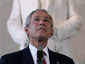 George Bush bhem konference na Hrad