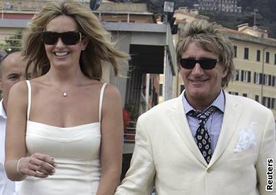 Rod Stewart s manelkou Penny Lancasterovou 