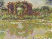 Claude Monet - obraz Les arceaux de roses, Giverny