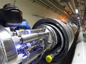 Část Velkého hadronového urychlovače LHC Část Velkého hadronového urychlovače LHC