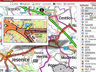 Detail nalezen trasy  - kiovatka (mapy.idnes.cz)
