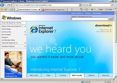 Microsoft Internet Explorer