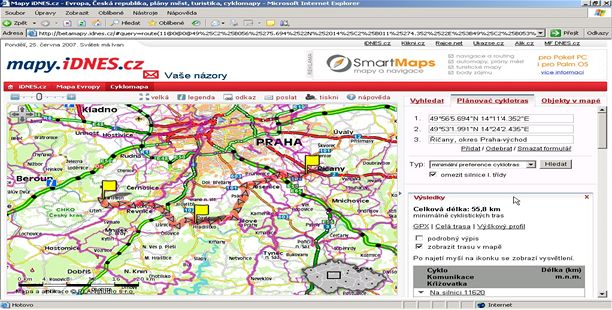Nalezen trasa (mapy.idnes.cz)