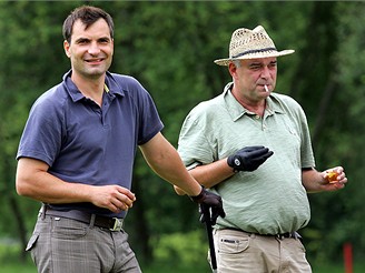 MFFKV - golfov turnaj Medvdek - Ji Machek a Ondej Trojan