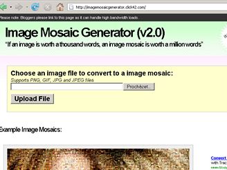Image Mosaic Generator 