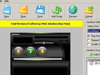 CoffeeCup Web JukeBox 