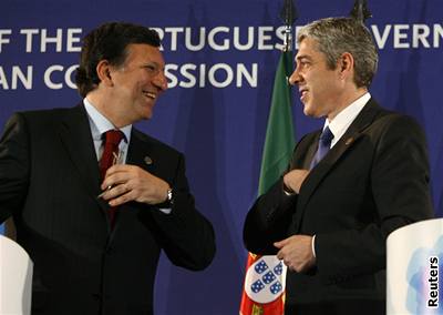 José Manuel Barroso a José Socrates