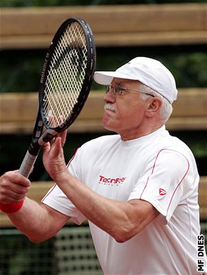 MFFKV - tenis - Václav Klaus