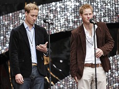 Koncert pro Dianu - princov William a Harry