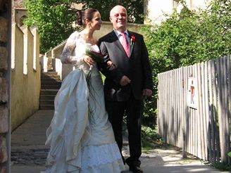 Svatba mstopedsedy Sentu Jiho nebergera na Karltejn (14.7.2007) 