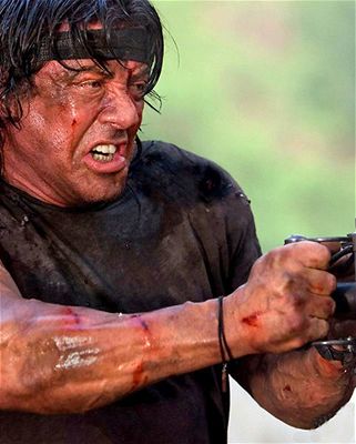 Sylvester Stallone ve filmu John Rambo (aka Rambo IV)