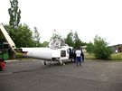 Vrtulnk Sikorski S-76 - mont dve ped halou