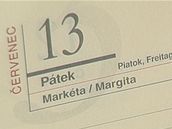 Diář pátek 13 Diář pátek 13