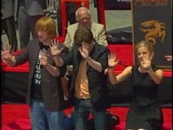 Daniel Radcliffe, Rupert Grint and Emma Watson