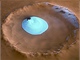 Mars - vodn led v krteru u severnho polu