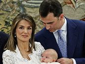 Princ Felipe a jeho manelka Letizia.