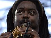 Britsk jazzov saxofonista Courtney Pine vystoupil 27. ervence v prask Stromovce na mezinrodnm hudebnm festivalu Music in the Park