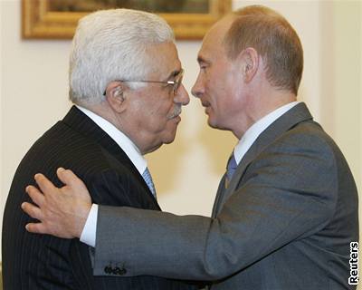 Palestinský prezident Abbás se seel v Moskv s ruským prezidentem Putinem