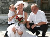 Karel íp a Iva Havránková se vzali na Chalkidiki v pátek 27.7.2007. Svatbu rodi si uíval i tíletý Jan