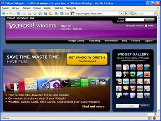 Yahoo! Widget Engine