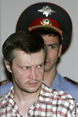 Alexander Piukin u moskevského soudu