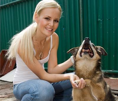 Lucie Hadaová je velká milovnice ps