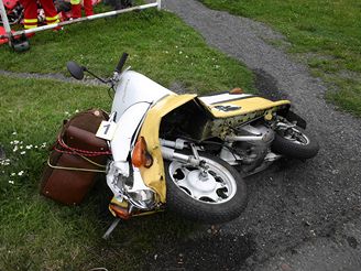 nehoda 77letho motorke ve Dvorcch na Bruntlsku