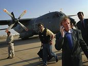 Bernard Kouchner, první francouzský ministr v Iráku od roku 2003