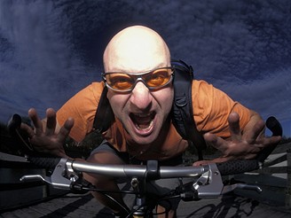 Cyklista - ilustran foto