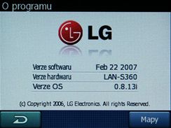 Navigace LG LN555
