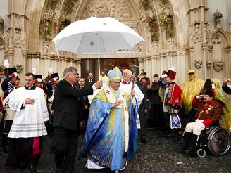 Pape Benedikt XVI. navtvil rakousk poutn msto Mariazell