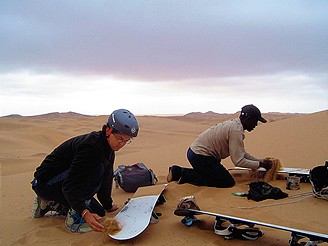 Sandboarding v Namibii