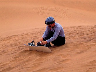 Sandboarding v Namibii
