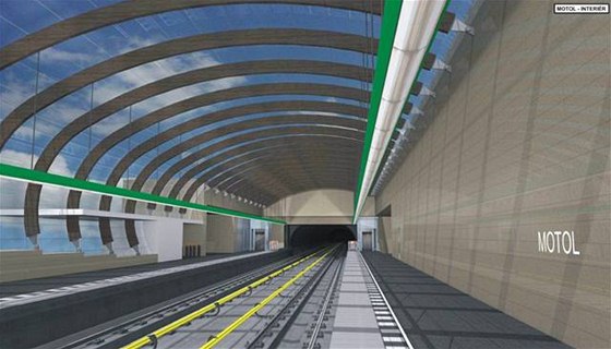 Takto si Metroprojekt pedstavuje novou stanici Motol