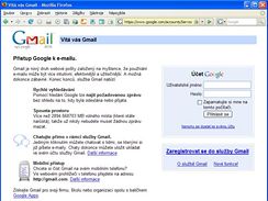 Gmail - webová pota od Google 