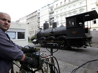 Transport parn lokomotivy z Nrodnho technickho muzea, 17. 9. 2007 
