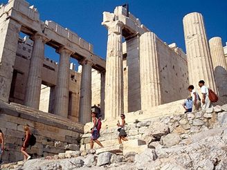 Propylaje, Akropolis, ecko