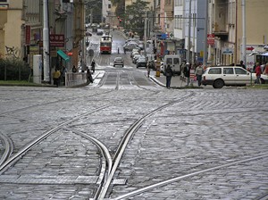 Velk tramvajov hvzda Doln Palmovka